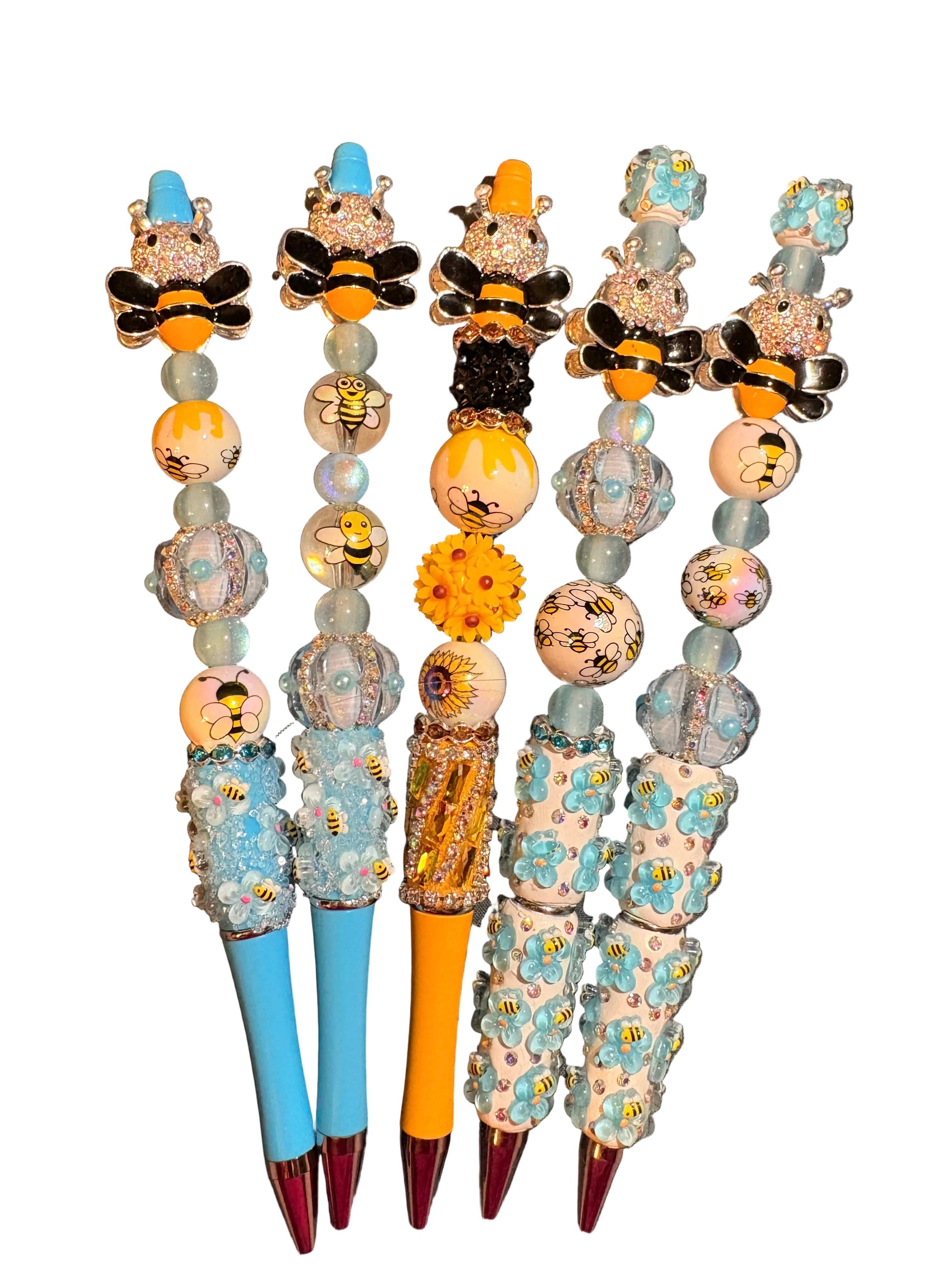 Beadable Bee Pens